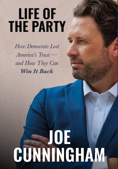Life of the Party — book cover featuring Joe Cunningham